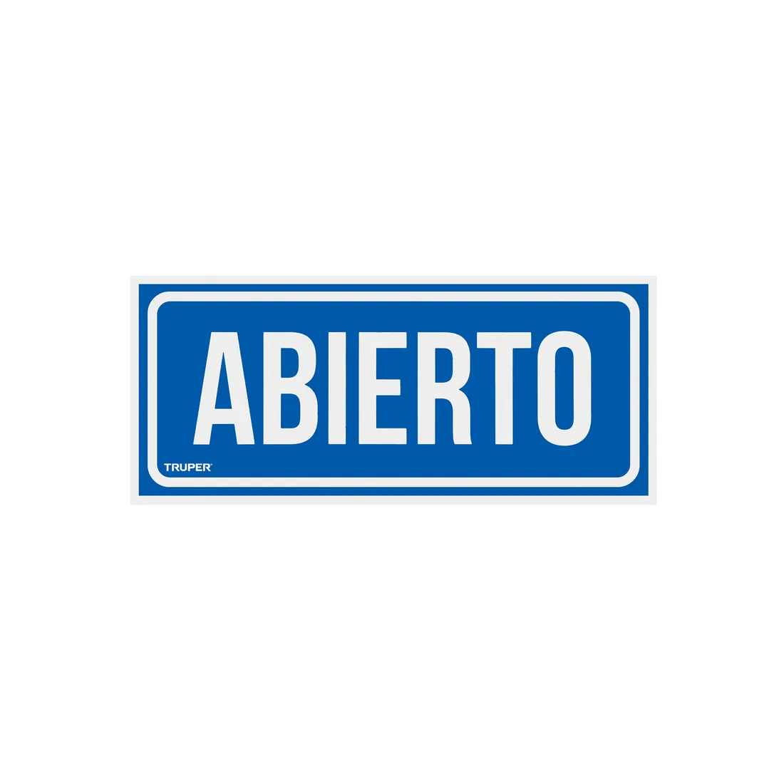 Letrero de señalización 'ABIERTO/CERRADO', 28 x 12 cm