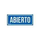 Letrero de señalización 'ABIERTO/CERRADO', 28 x 12 cm 1