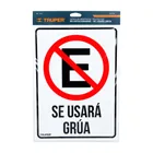 Letrero de señalización 'NO ESTACIONARSE', 25 x 34 cm 3
