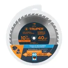Disco sierra 10' para madera, 40 dientes centro 5/8', TRUPER 4
