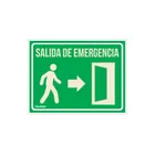 Letrero de señalización 'SALIDA DE EMERGENCIA', 21 x 28 cm 1