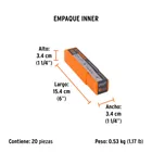 Broca para concreto de 1/4 x 6', TRUPER 5