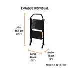 Escalerilla tubular, plegable, 2 peldaños, TRUPER 5
