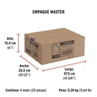 Bolsa con 10 abrazaderas sin fin #20, 3/4 - 1-3/4', FIERO 9
