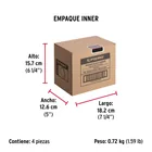 Bolsa con 5 abrazaderas sin fin #44, 2-5/8 - 3-1/4', FIERO 8