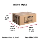 Bolsa con 5 abrazaderas sin fin #44, 2-5/8 - 3-1/4', FIERO 9