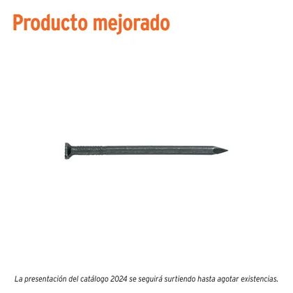 Bolsa con 1 kg de clavos para concreto negros 2-1/2', FIERO