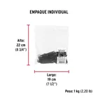 Bolsa con 1 kg de clavos para concreto negros 2-1/2', FIERO 4