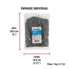 Bolsa con 1 kg de clavo estándar 1' con cabeza, FIERO 4