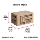 Bolsa con 1 kg de clavo estándar 1' con cabeza, FIERO 5