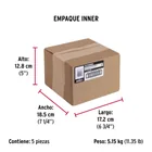 Bolsa con 1 kg de clavo estándar 2' con cabeza, FIERO 6