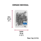Bolsa con 1 kg de clavo estándar 4' con cabeza, FIERO 5