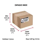 Bolsa con 1 kg de clavo estándar 2-1/2' con cabeza, FIERO 6
