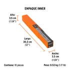 Broca para concreto de 1/4 x 12', TRUPER 5