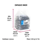 Bolsa con 200 pijas #8 x 1-3/4' combinadas (cuadro+Phillips) 6
