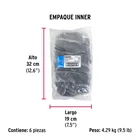 Bolsa con 200 pijas #8 x 2-1/2' combinadas (cuadro+Phillips) 6