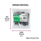 100 pijas #8 x 1'cabeza plana phillips multiusos cuerda fina 5
