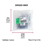 100pijas#8x1-1/2'cabeza plana phillips multiusos cuerda fina 6