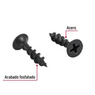 100 pijas #8 x 3/4'cabeza plana phillips multiusos 2