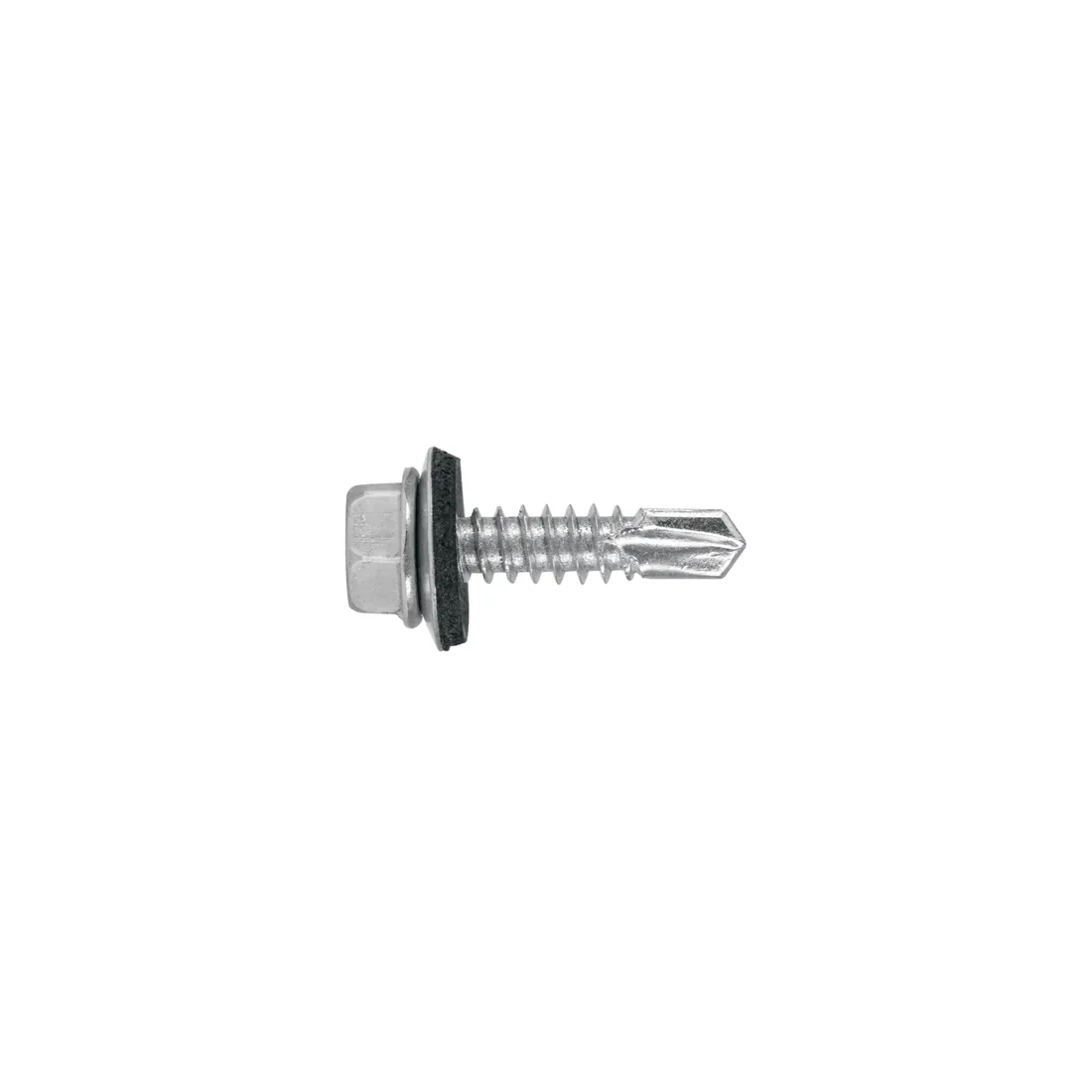 100 pijas #14 x 1' hexagonal, punta broca con rondana