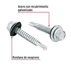 50 pijas #14 x 1-1/2' hexagonal, punta broca con rondana 2