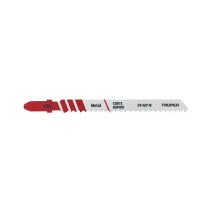 Blíster con 5 seguetas 8 DPP zanco 'T' corte recto metal