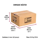 Bolsa c/50 remaches 3/16'x3/8' blancos de aluminio, ala 3/8' 7