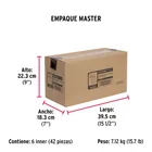 Bolsa con 50 remaches 3/16' x 5/8' de aluminio, ala 3/8' 7