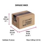 Bolsa con 50 remaches 3/16' x 3/8' de aluminio, ala 3/8' 6
