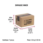 Bolsa con 50 remaches 3/16' x 3/4' de aluminio, ala 3/8' 6