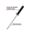 Bolsa c/50 remaches 1/8'x5/16' negros de aluminio, ala 1/4' 2