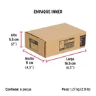 Bolsa con 6 taquetes arpón 5/16' x 3-1/2', FIERO 6