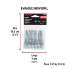 Bolsa con 6 taquetes arpón 3/8' x 3-1/2', FIERO 5