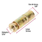 Bolsa con 4 taquetes expansivos de 5/16' sin tornillo, FIERO 3