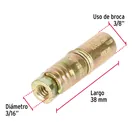 Bolsa con 4 taquetes expansivos de 3/16' sin tornillo, FIERO 3