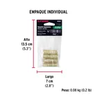 Bolsa con 4 taquetes expansivos de 1/4' sin tornillo, FIERO 5