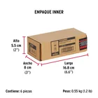 Bolsa con 4 taquetes expansivos de 1/4' sin tornillo, FIERO 6