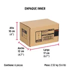 Bolsa con 2 taquetes expansivos 16x90 mm con armella cerrada 6