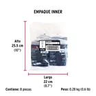 Bolsa con 20 taquetes plásticos 1/2', para panel de yeso 5