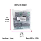 Bolsa con 20 taquetes de plástico 1/2', FIERO 6