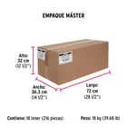 Bolsa con 50 taquetes de plástico 5/16', FIERO 7