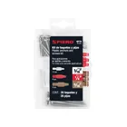 Estuche 26 taquetes 3/16', 1/4', 5/16', c/pijas #6, #8, #10 4