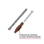 Kit de 20 taquetes 5/16'con pijas #10 y 1 broca 5/16', FIERO 2