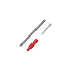 Kit de 20 taquetes 1/4' con pijas #8 y 1 broca 1/4', FIERO 1