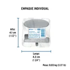 Cubretaladro de acero inoxidable 1-3/4' cromo, FOSET 4