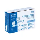 Juego llaves individuales lavabo, ABS, hexagonal, BASIC 4