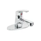 Monomando lavabo, ABS, nariz recta, con cubierta, BASIC 1