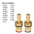 Bolsa con 2 cartuchos cerámicos para mezcladoras, FOSET 2