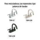 Bolsa con 2 cartuchos cerámicos p/mezcladoras, FOSET 10