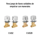 Cartucho de compresión para llaves de empotrar, FOSET 5